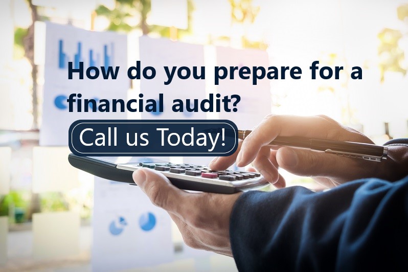 How do you prepare for a financial audit?