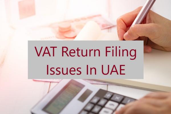 VAT Return Filing Issues In UAE | Vat Return Filing Services in UAE