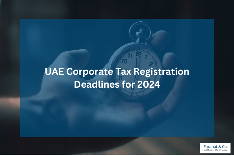 UAE Corporate Tax Registration Deadlines